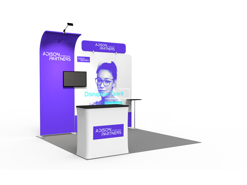 10X10 TRADE SHOW BOOTH DC-02