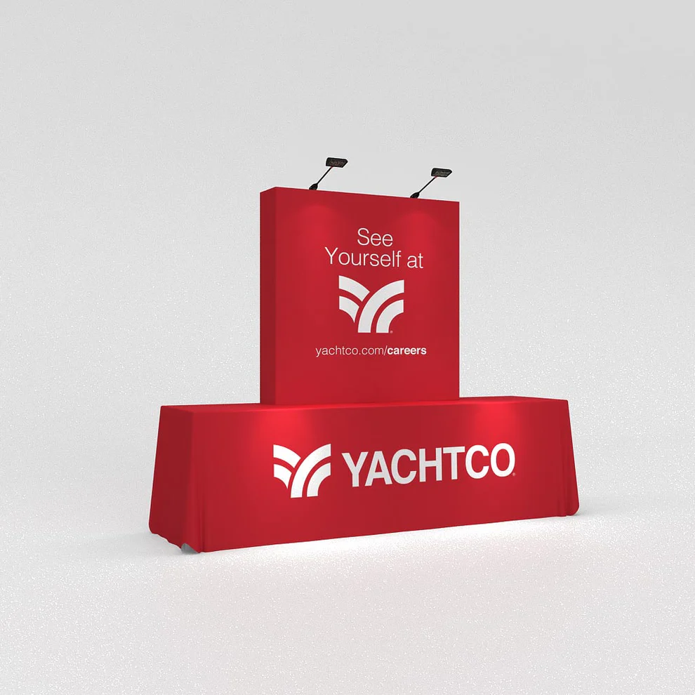 5ft Straight Tabletop Display